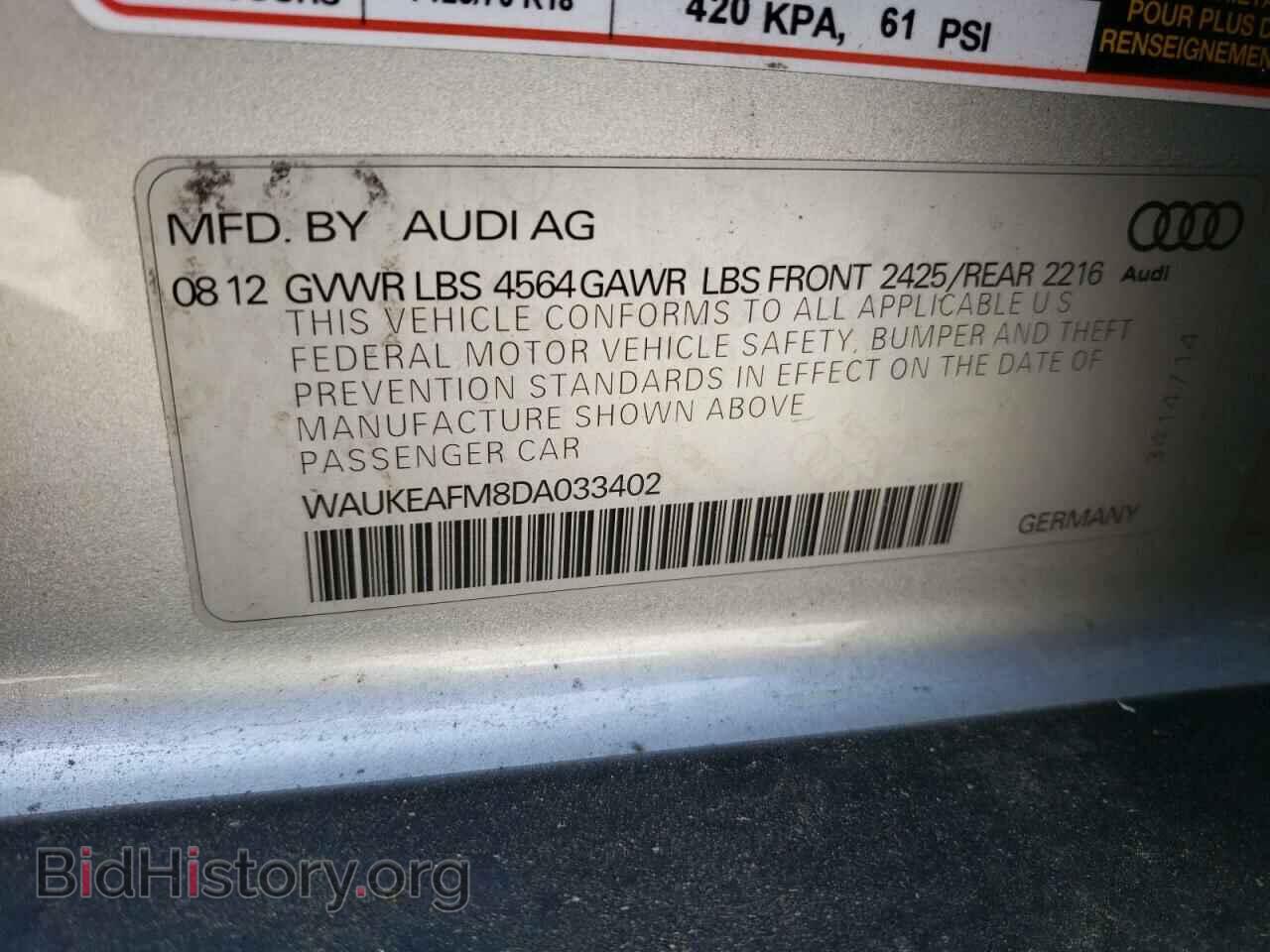 2013 AUDI A3 - VIN: WAUKEAFM8DA033402 - Фото 10