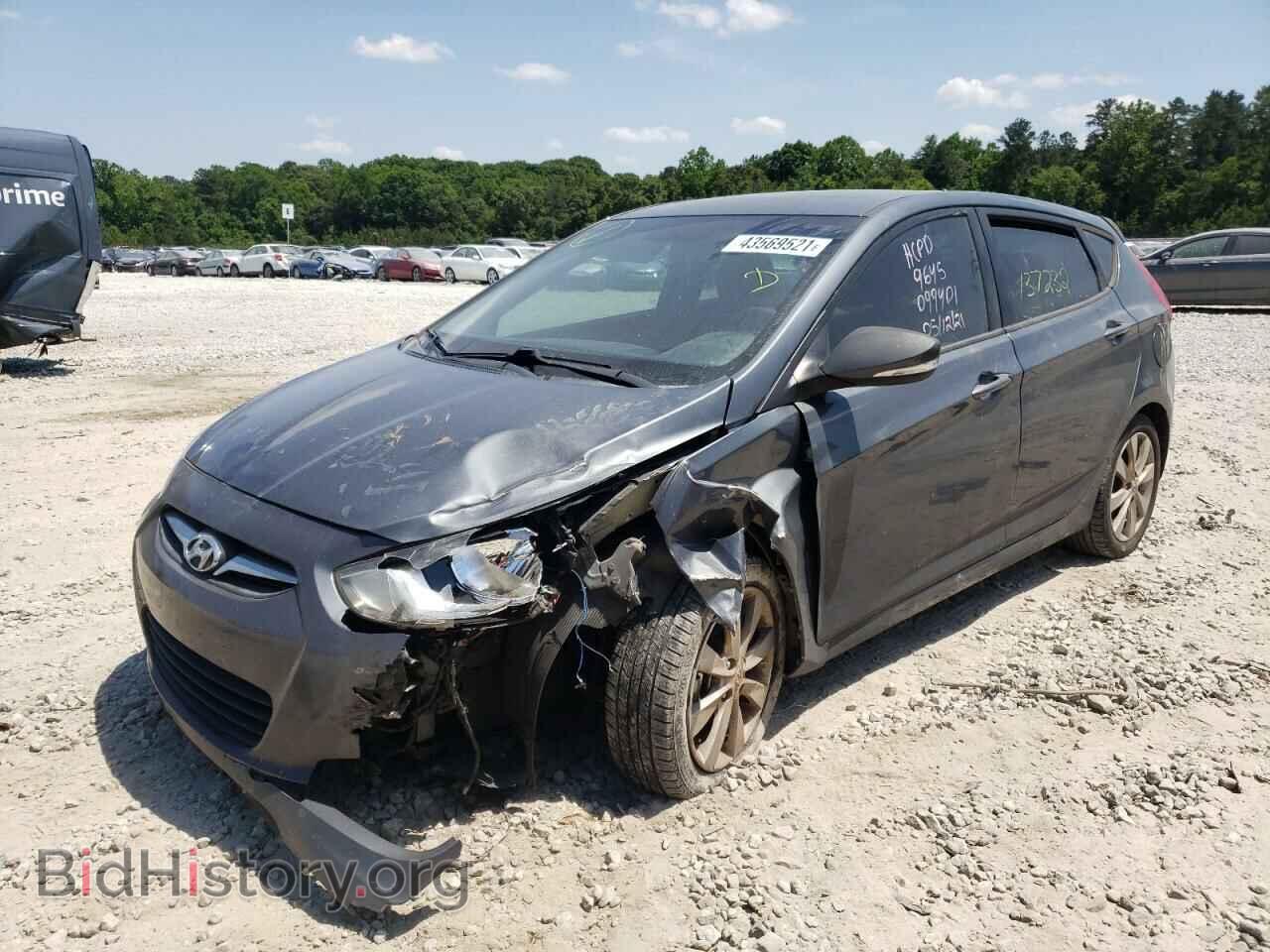 2013 HYUNDAI ACCENT - VIN: KMHCU5AE1DU099401 - Фото 2