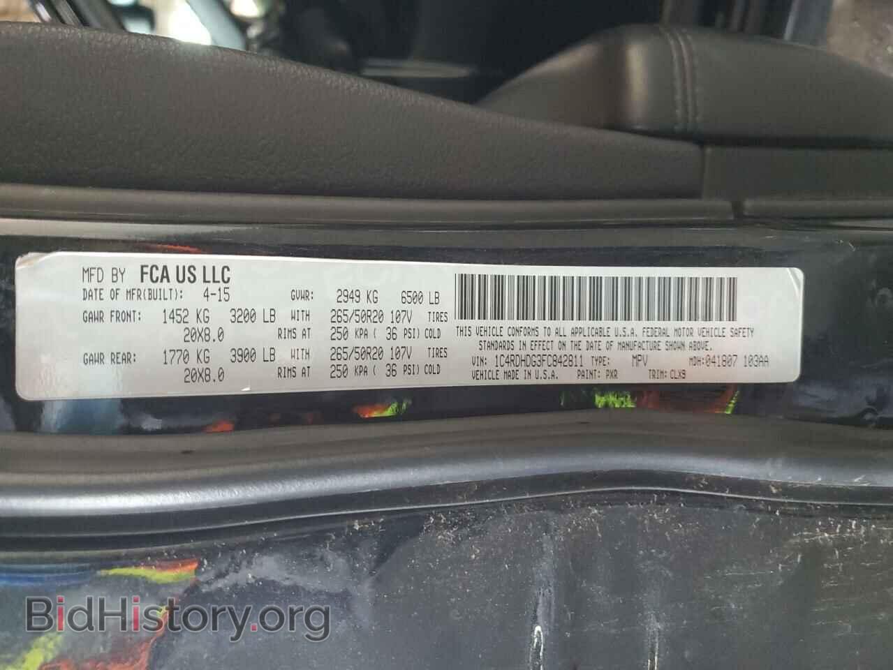 2015 DODGE DURANGO - VIN: 1C4RDHDG3FC842811 - Photo 13
