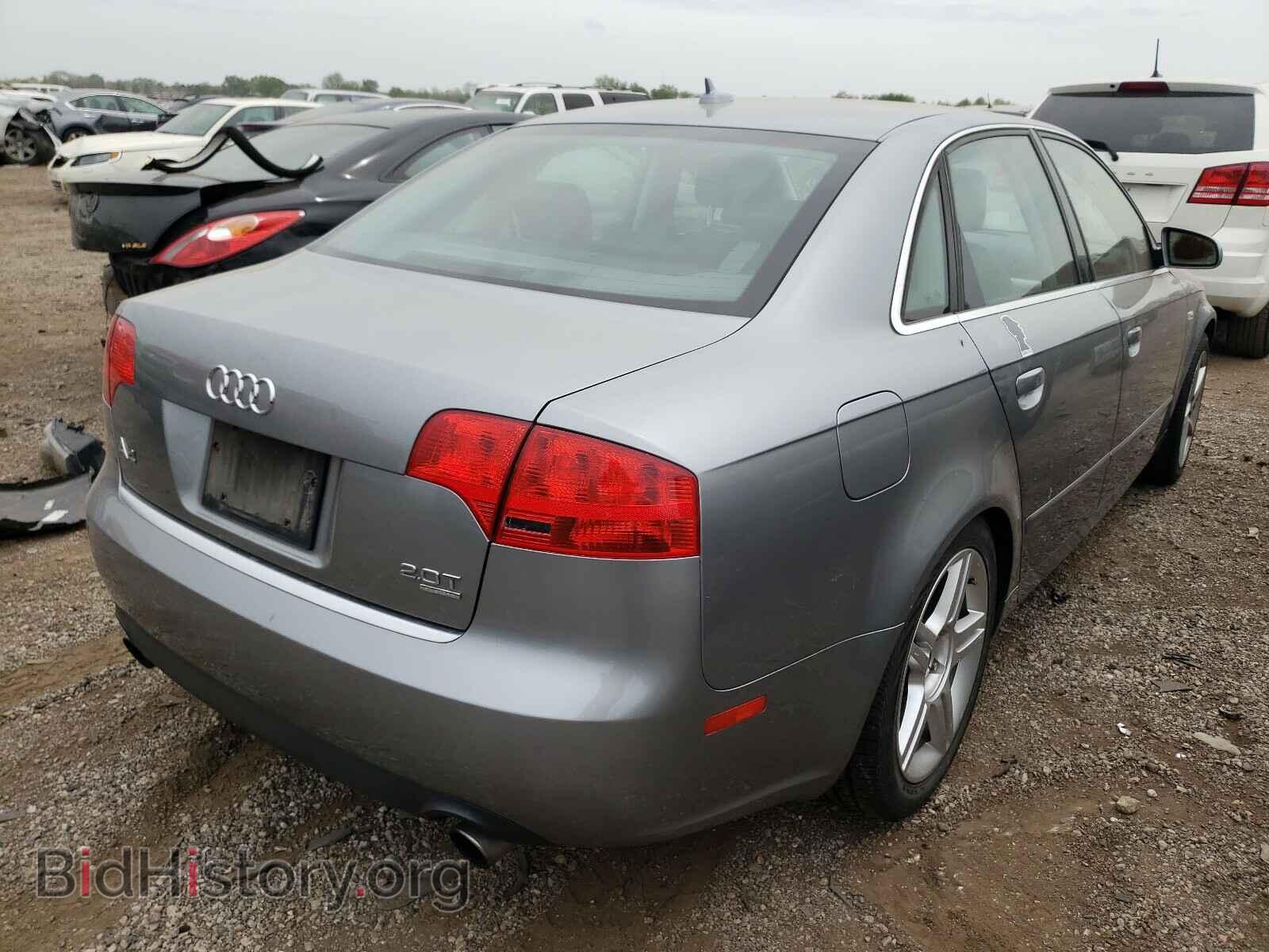 2007 AUDI A4 - VIN: WAUDF78E27A207094 - Фото 4