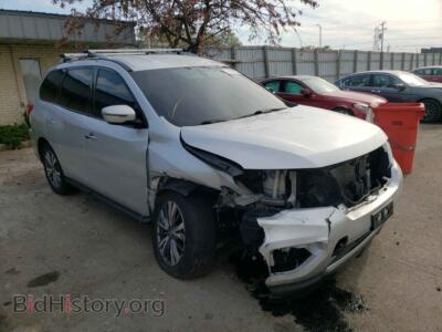 2018 Nissan PATHFINDER, серебристый — VIN 5N1DR2MM5JC663320, Copart