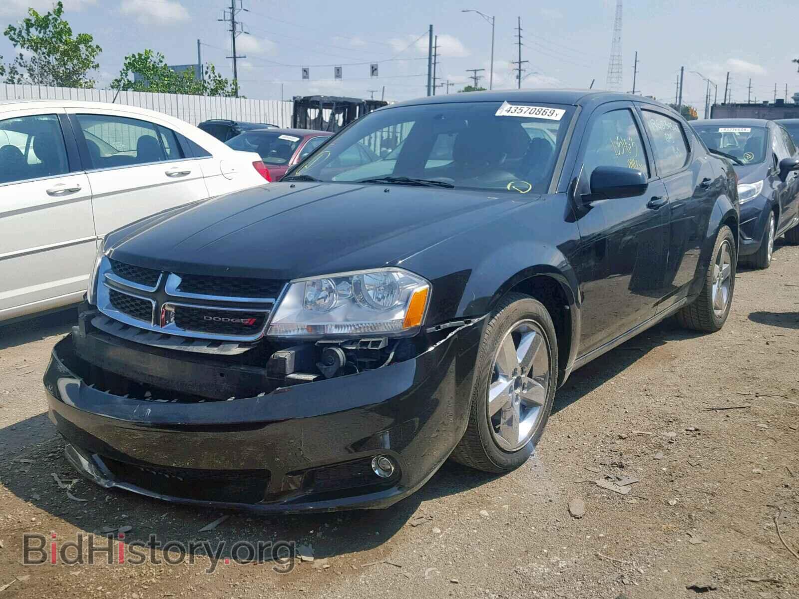 2013 DODGE AVENGER - VIN: 1C3CDZCBXDN626624 - Фото 2