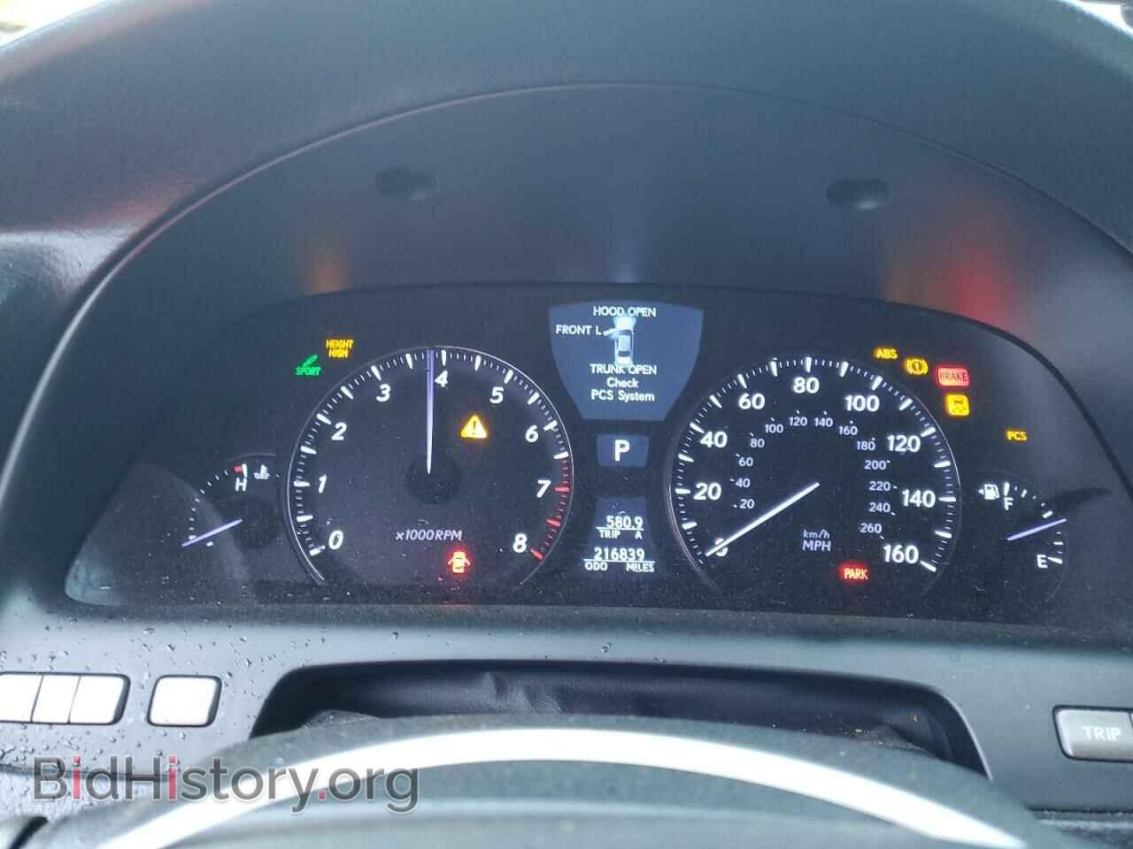 2010 LEXUS LS - VIN: JTHGL5EF0A5039366 - Фото 9