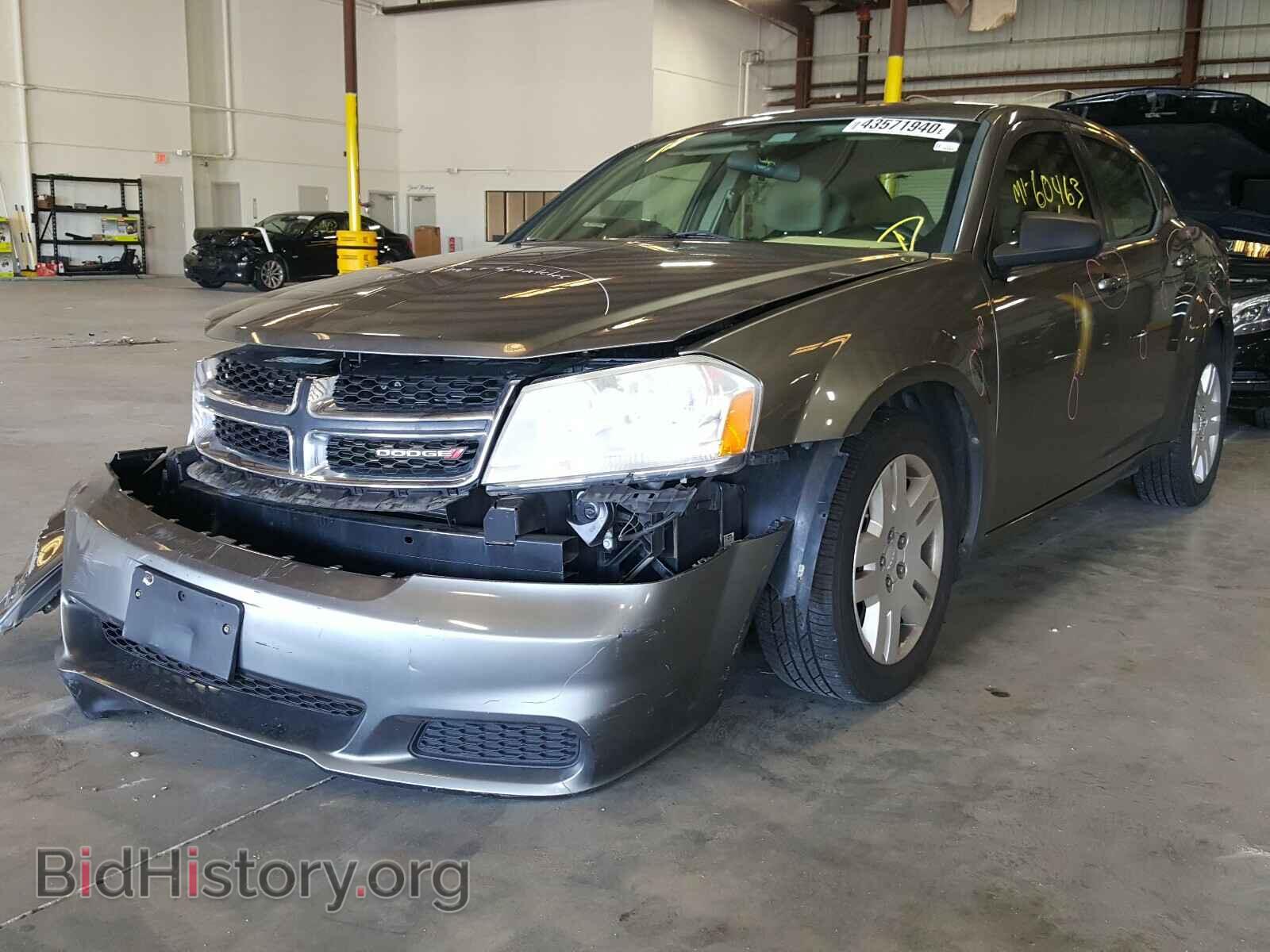 2013 DODGE AVENGER - VIN: 1C3CDZAB0DN628952 - Фото 2