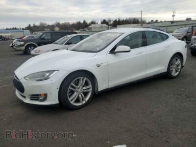 2016 Tesla MODEL S, белый — VIN 5YJSA1E20GF128188, Copart