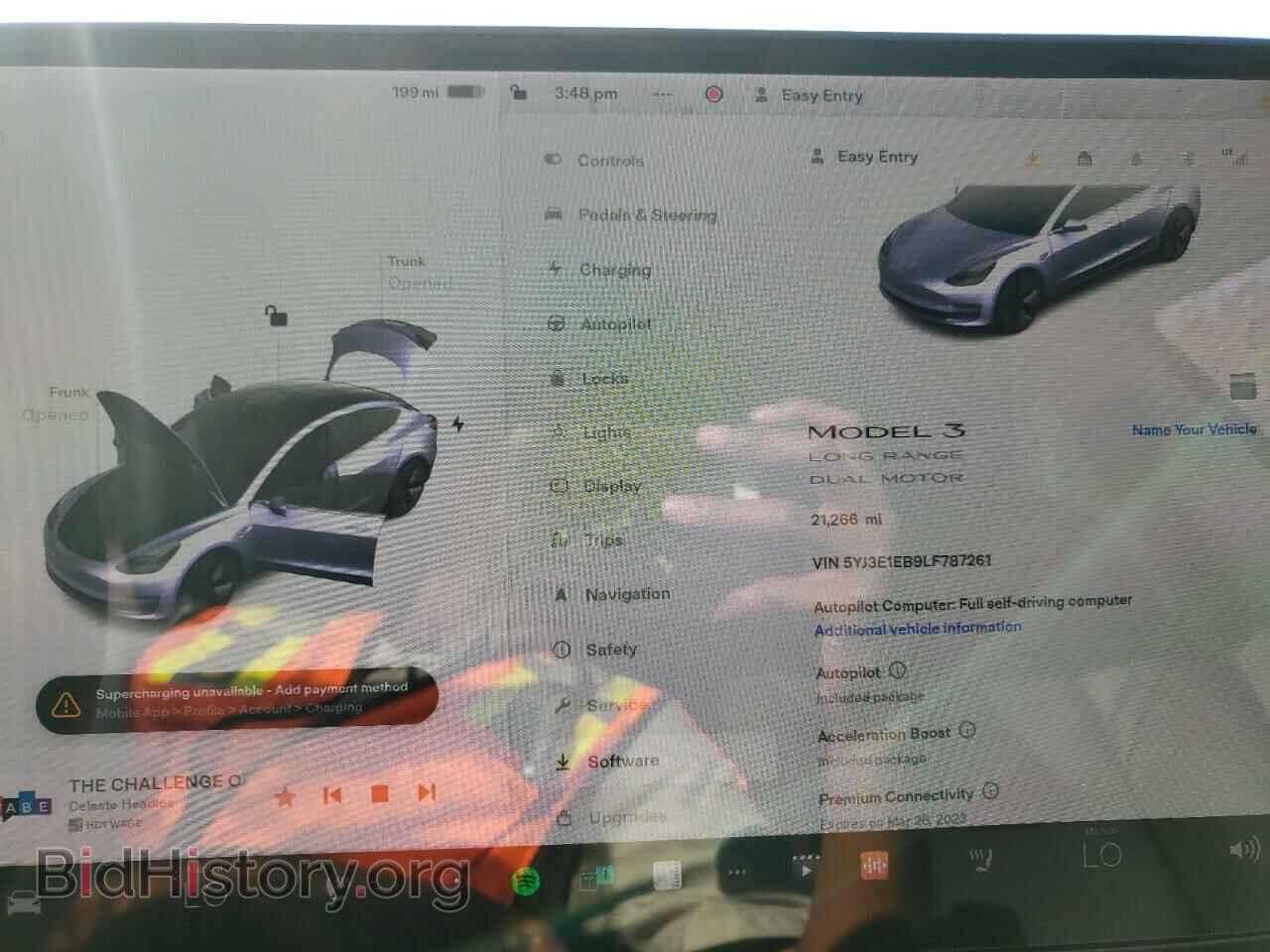 2020 TESLA MODEL 3 - VIN: 5YJ3E1EB9LF787261 - Photo 9