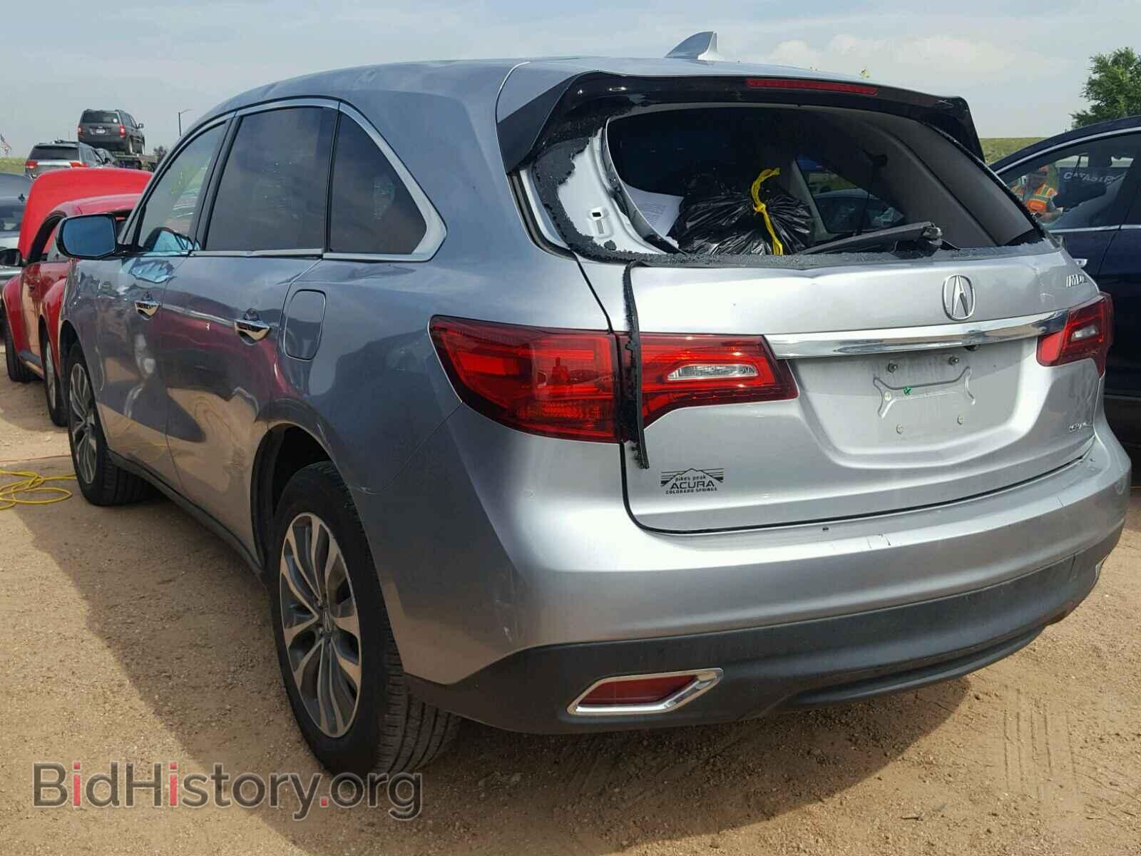 2016 ACURA MDX - VIN: 5FRYD4H47GB030726 - Фото 3