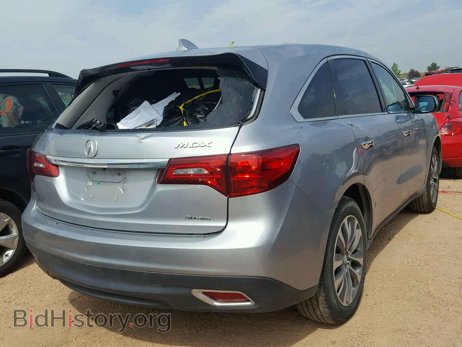 2016 ACURA MDX - VIN: 5FRYD4H47GB030726 - Фото 4