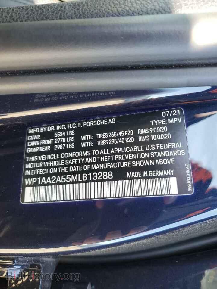 2021 PORSCHE MACAN - VIN: WP1AA2A55MLB13288 - Photo 12