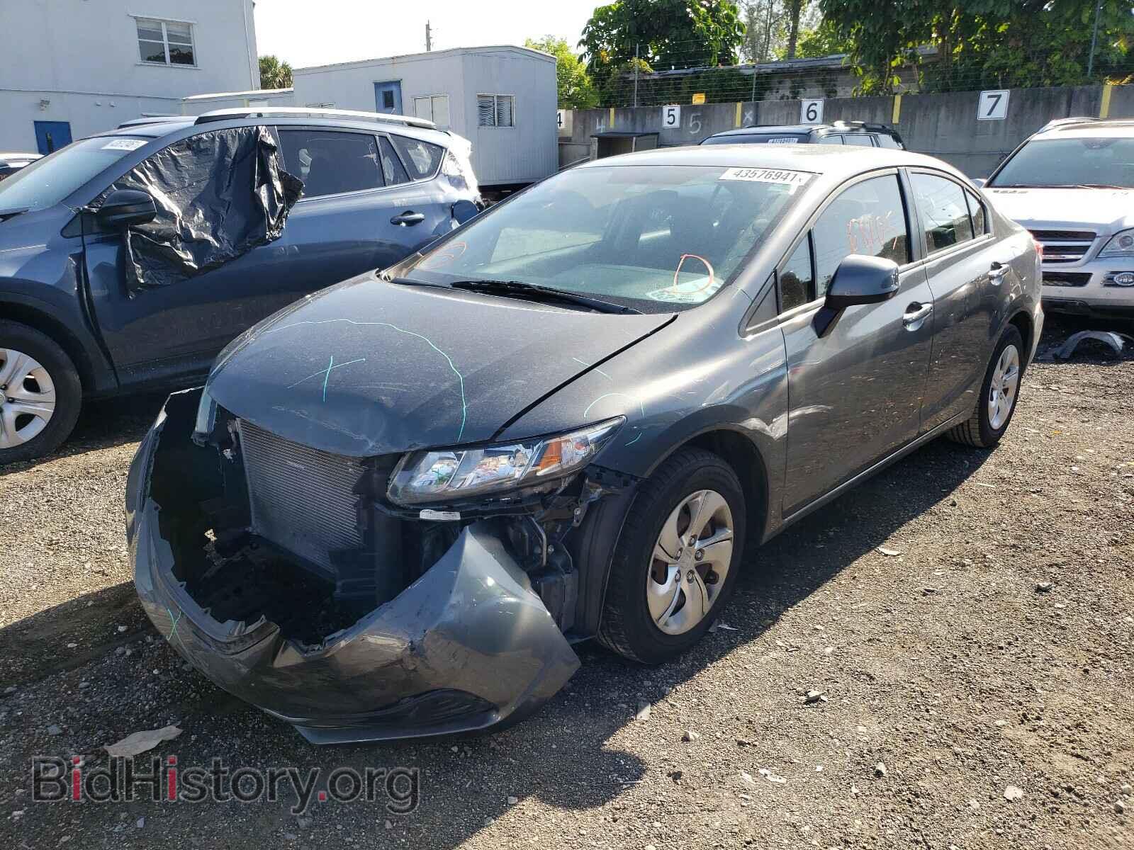 2013 HONDA CIVIC - VIN: 19XFB2E58DE009983 - Фото 2