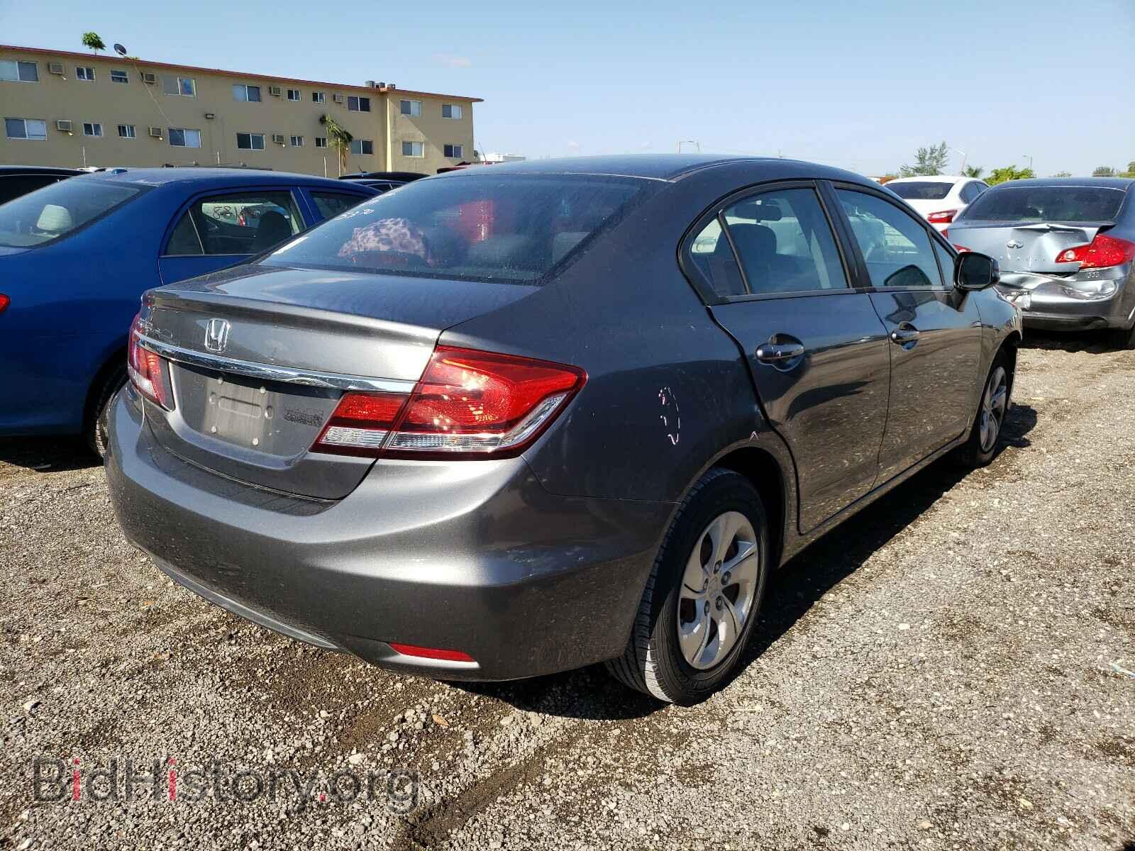 2013 HONDA CIVIC - VIN: 19XFB2E58DE009983 - Фото 4