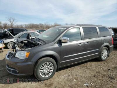 2015 Chrysler MINIVAN Touring L, gray — VIN 2C4RC1CG8FR617965, Copart