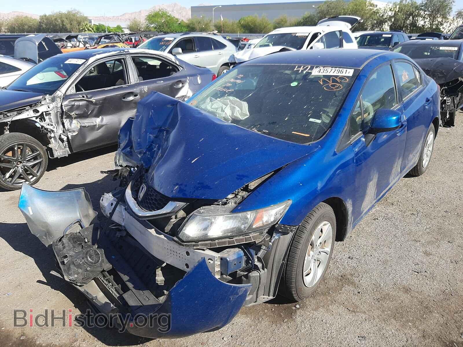 2013 HONDA CIVIC - VIN: 19XFB2F50DE206497 - Фото 2