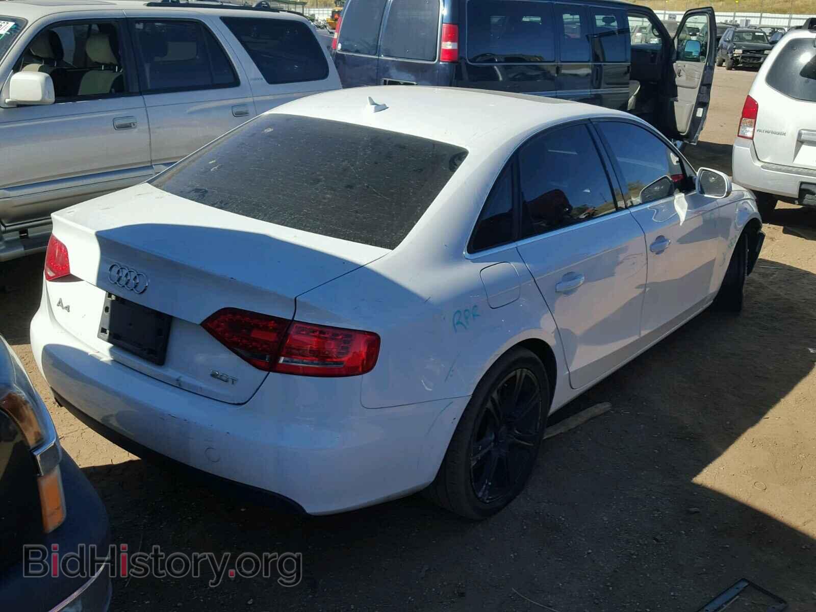 2012 AUDI A4 - VIN: WAUAFAFL8CA073820 - Photo 4
