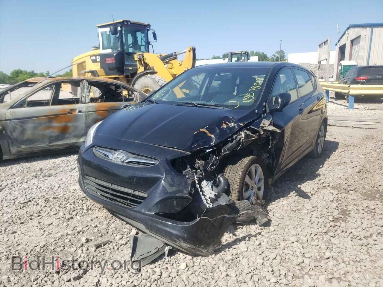 2014 HYUNDAI ACCENT - VIN: KMHCU5AE8EU170885 - Фото 2