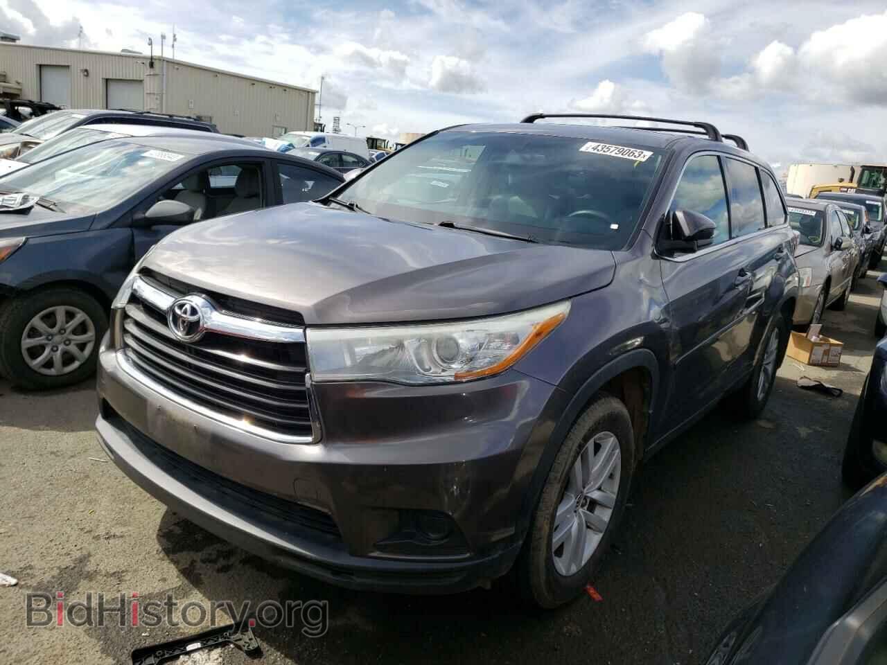 Фотография 5TDBKRFH2GS291659 - TOYOTA HIGHLANDER 2016