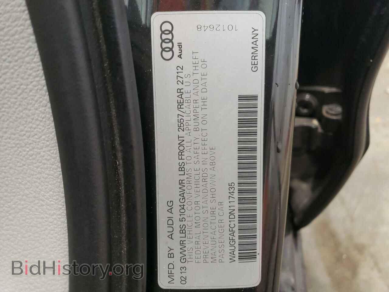 2013 AUDI A6 - VIN: WAUGFAFC1DN117435 - Photo 12