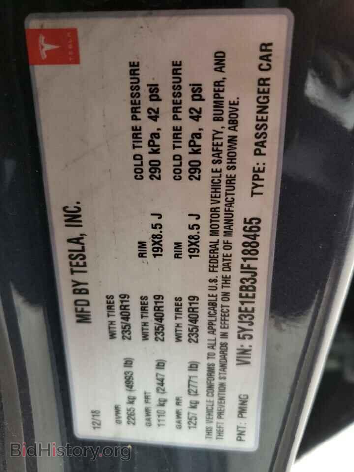 2018 TESLA MODEL 3 - VIN: 5YJ3E1EB3JF188465 - Photo 13