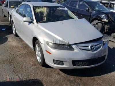 2007 Mazda 6 6 I, серебристый — VIN 1YVHP80C975M37588, Copart