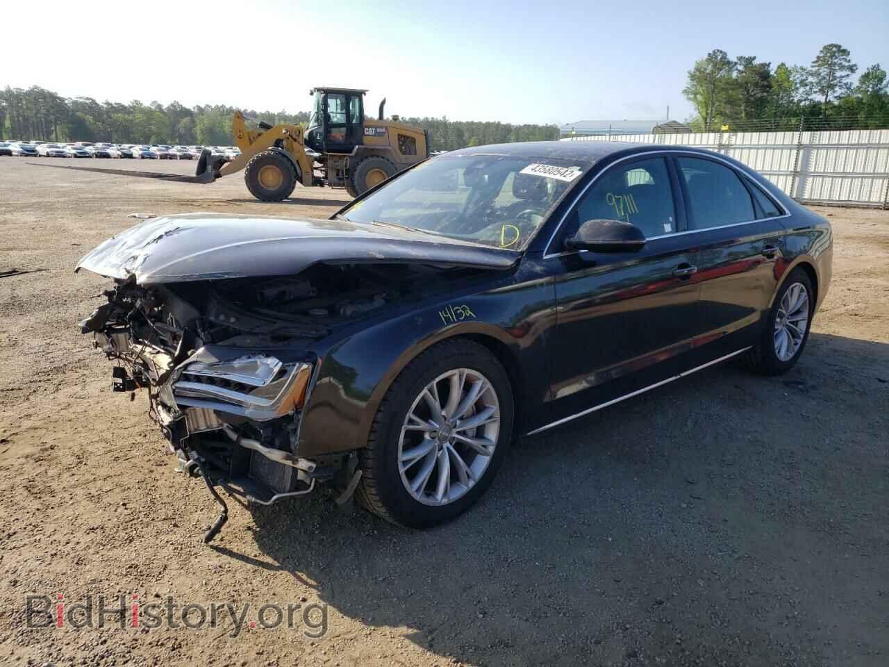 2013 AUDI A8 - VIN: WAUAGAFD3DN001679 - Фото 2