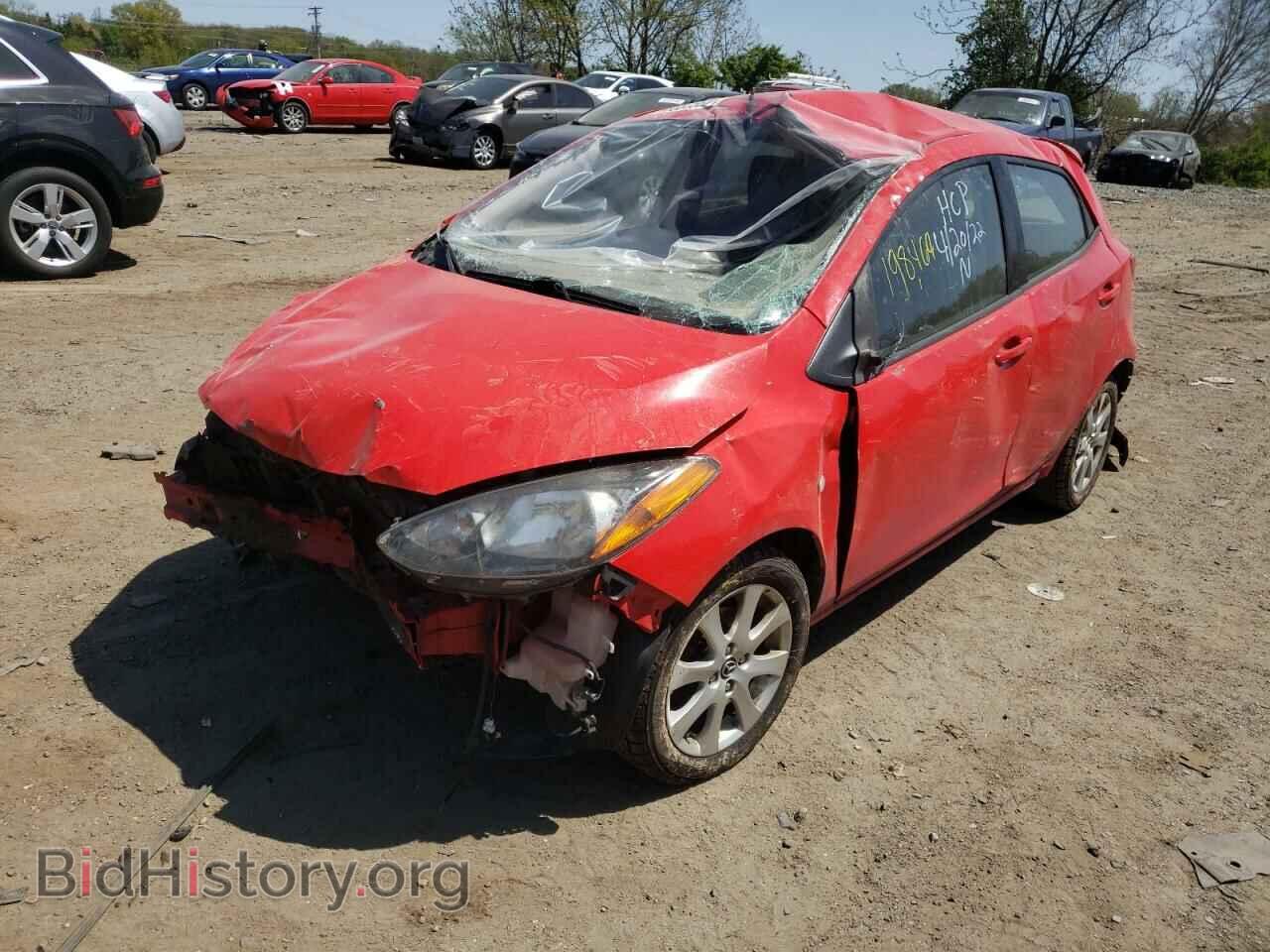 2014 MAZDA 2 - VIN: JM1DE1LZ2E0179197 - Фото 2