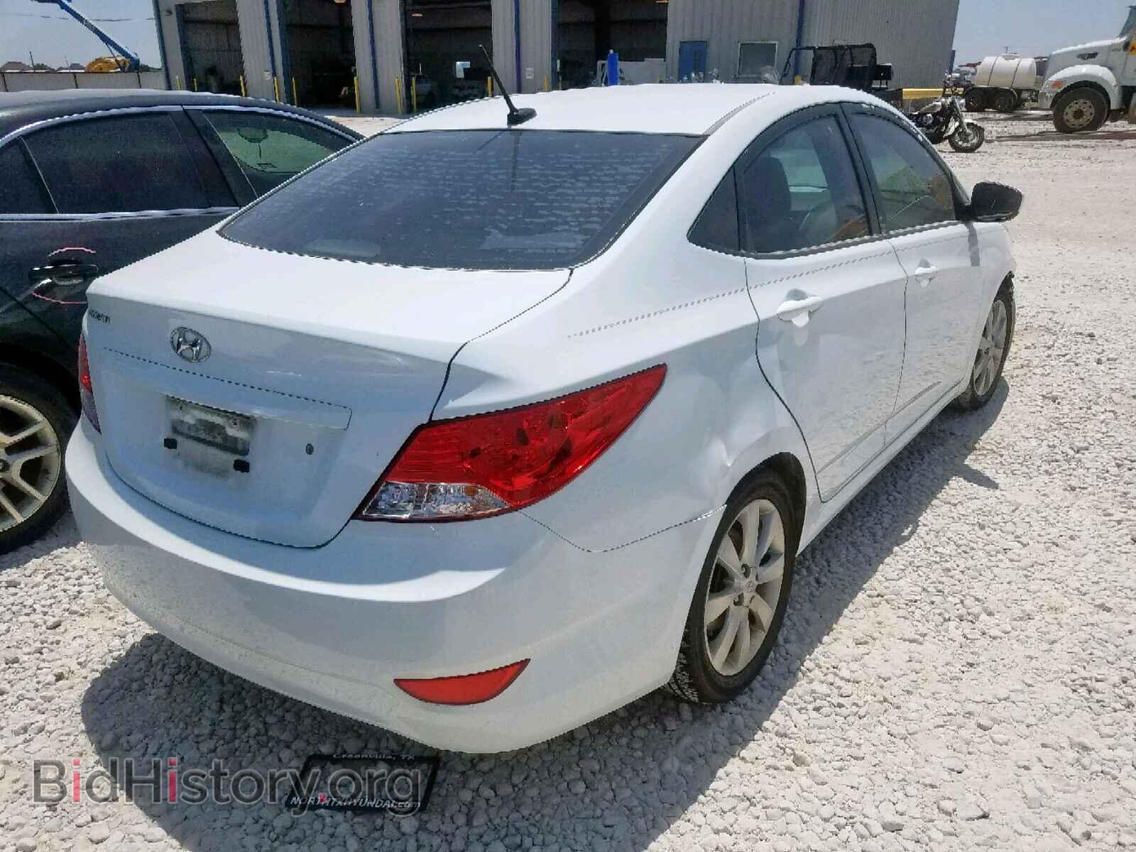 2013 HYUNDAI ACCENT - VIN: KMHCU4AE2DU455705 - Фото 4