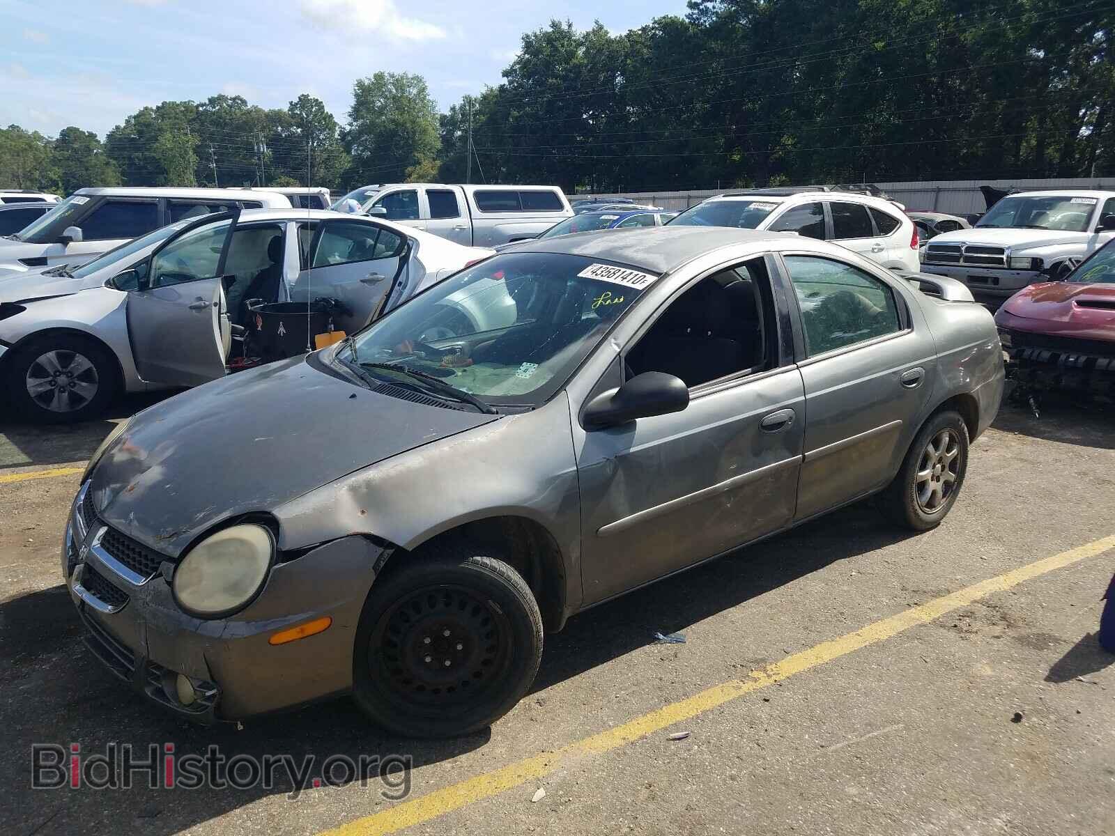 2005 DODGE NEON - VIN: 1B3ES56C75D282704 - Фото 2