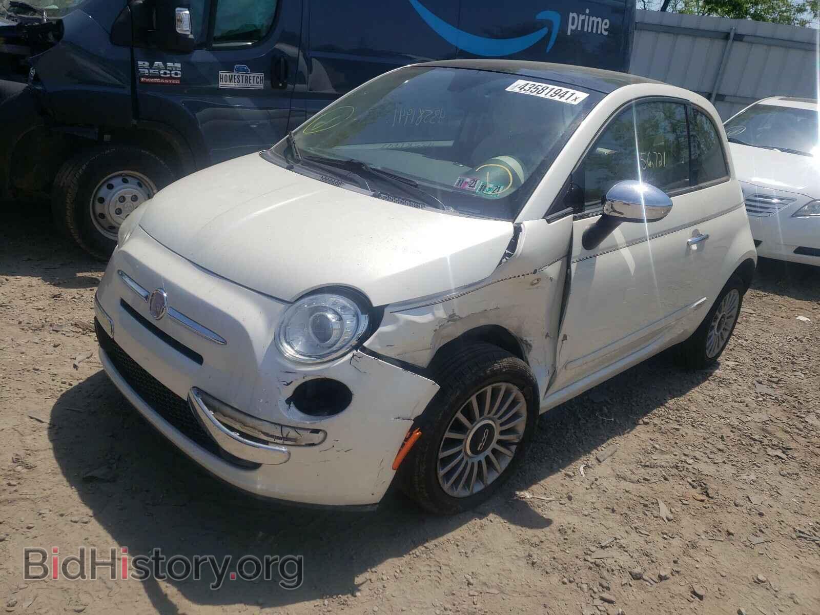 2012 FIAT 500 - VIN: 3C3CFFCR4CT366144 - Фото 2