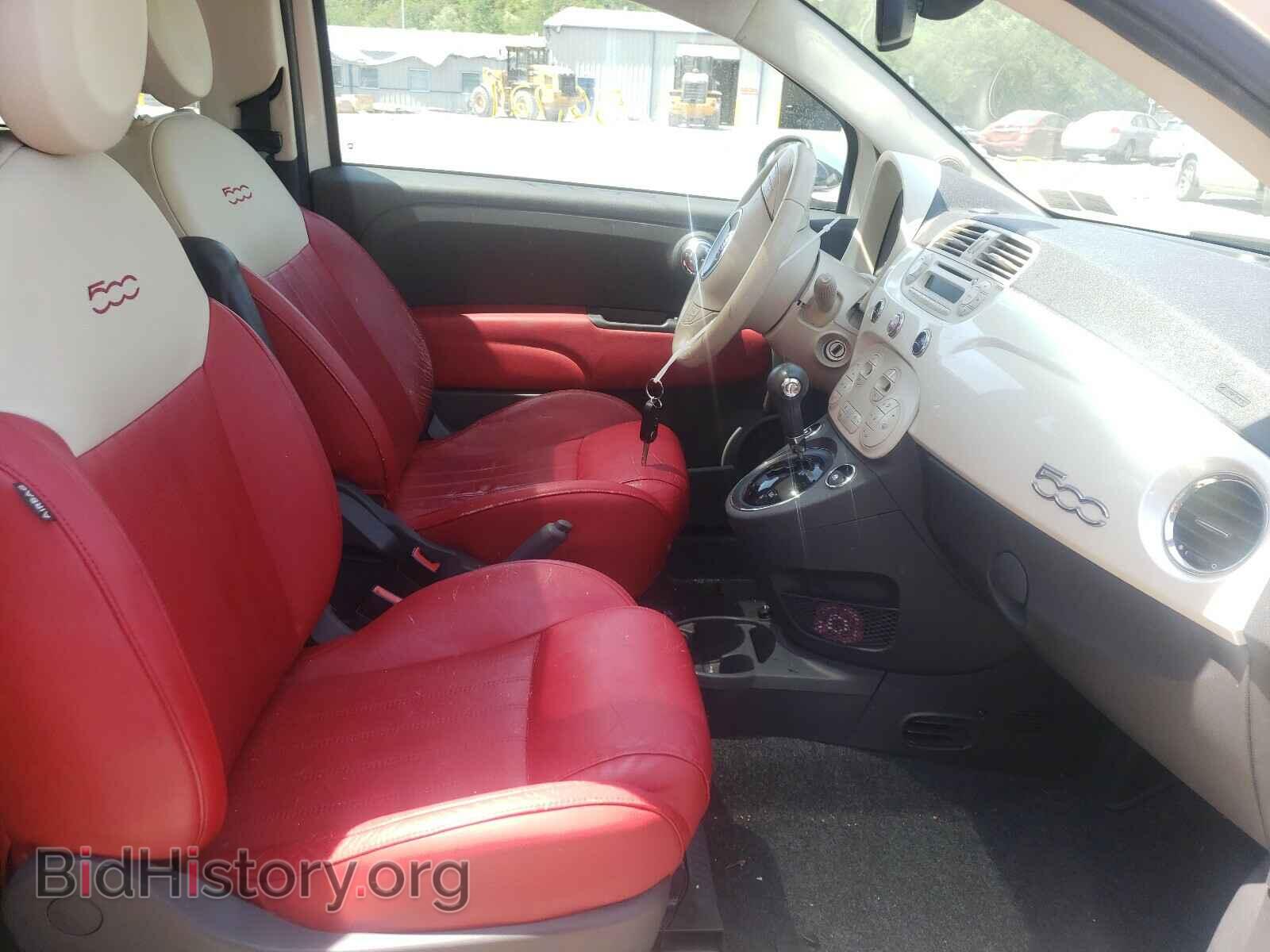2012 FIAT 500 - VIN: 3C3CFFCR4CT366144 - Фото 5