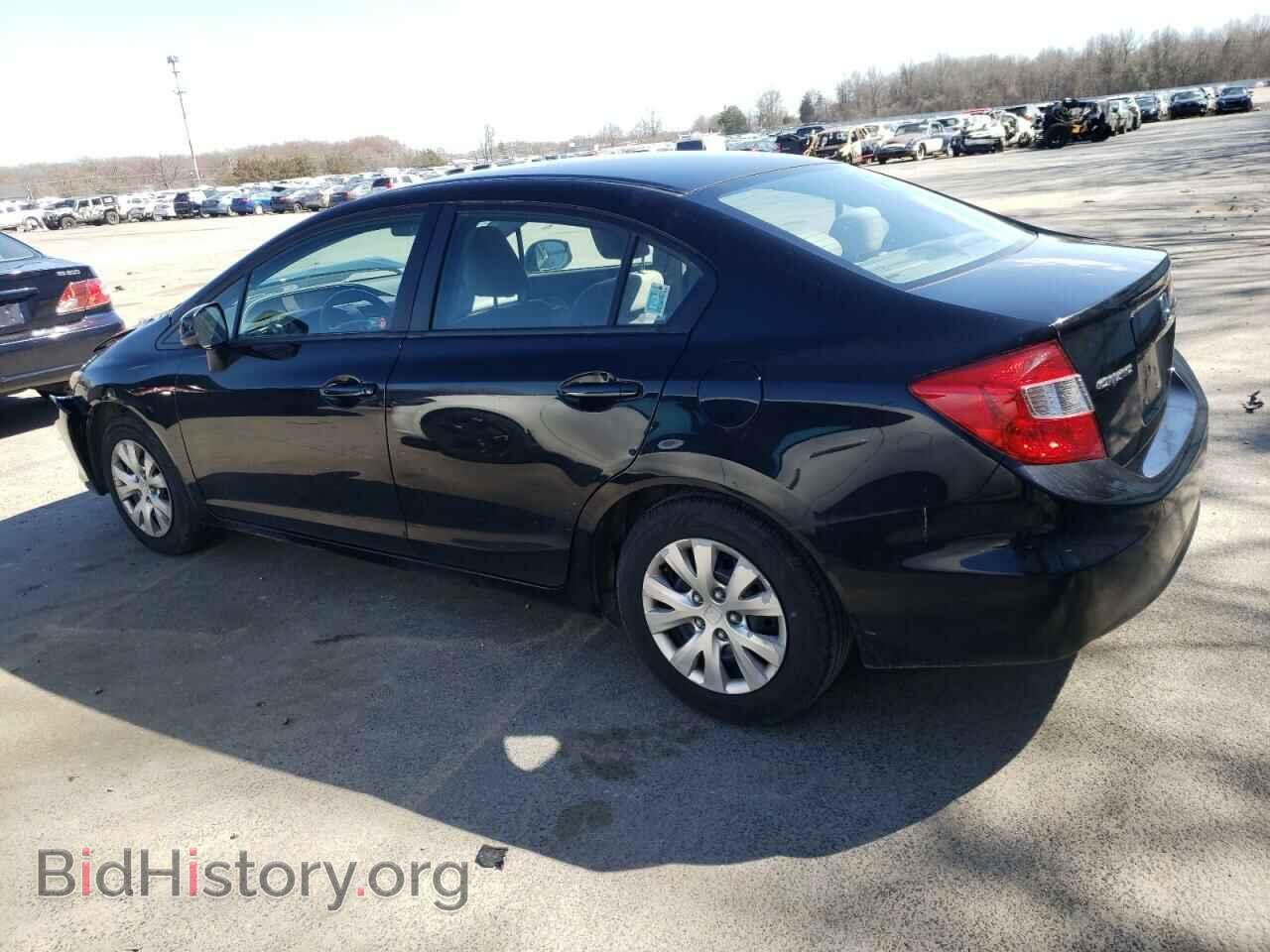 2012 HONDA CIVIC - VIN: 2HGFB2F51CH327544 - Фото 2