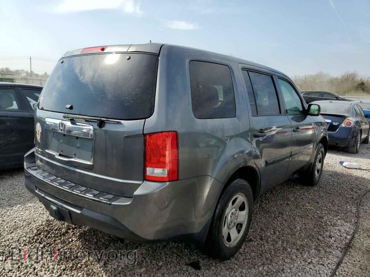 2012 HONDA PILOT - VIN: 5FNYF3H25CB009260 - Фото 3