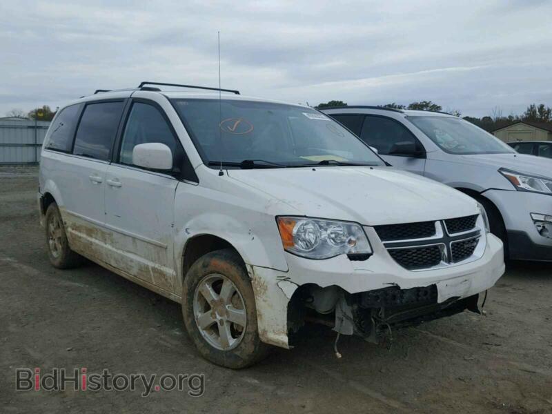 2011 Dodge CARAVAN Grand Cara (VIN 2D4RN5DG8BR660182) — photo 1 of 10, Copart, damage: front end