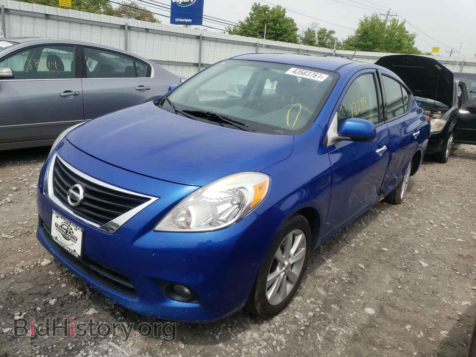 2014 NISSAN VERSA - VIN: 3N1CN7AP7EL863491 - Фото 2