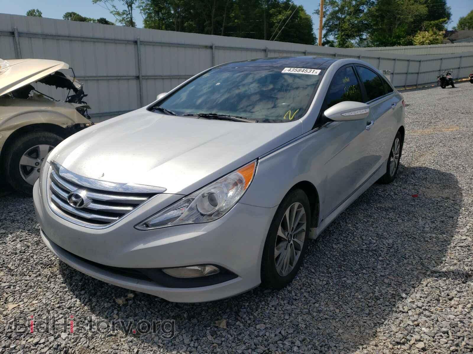 2014 HYUNDAI SONATA - VIN: 5NPEC4AC2EH849067 - Фото 2