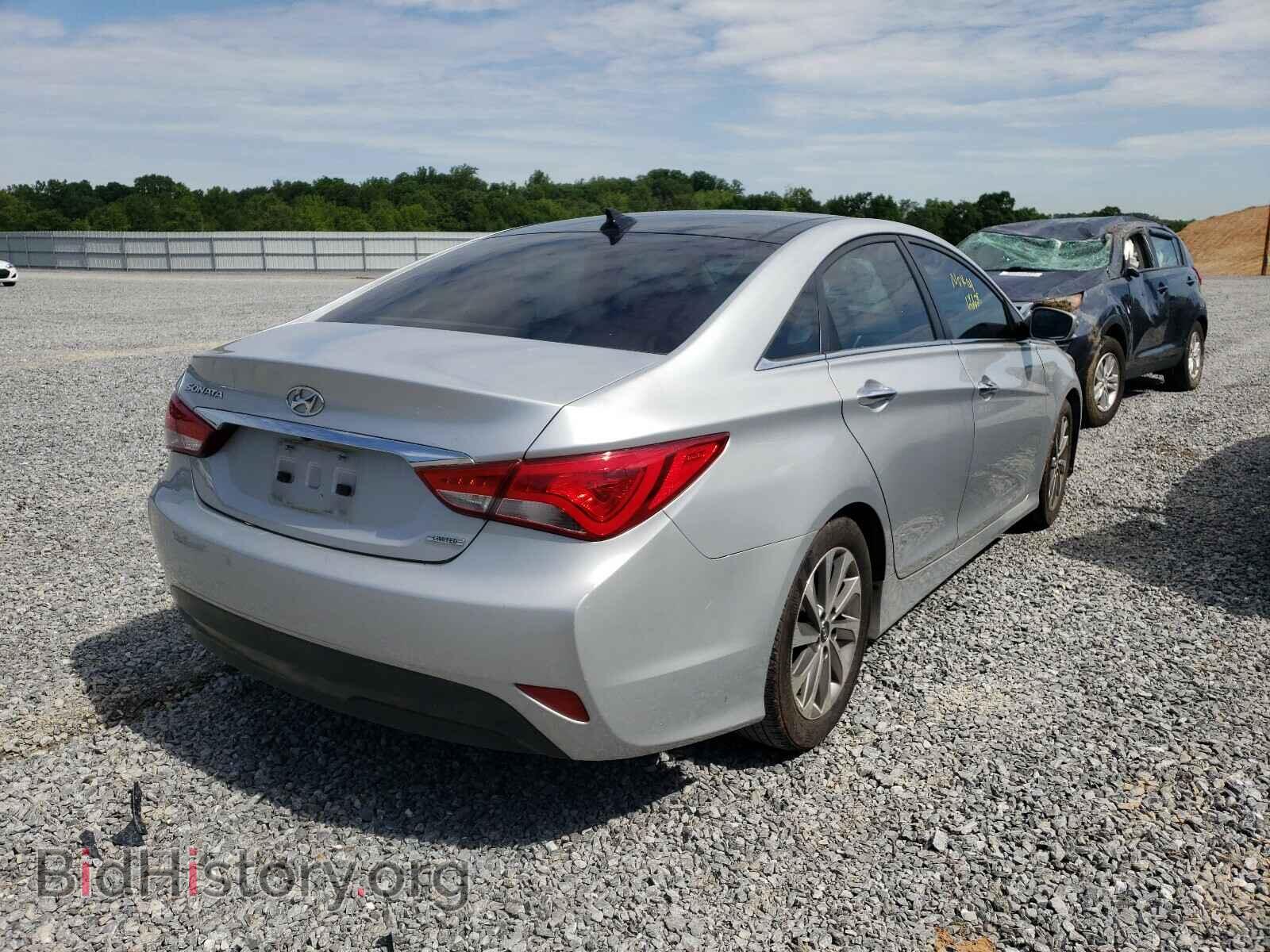 2014 HYUNDAI SONATA - VIN: 5NPEC4AC2EH849067 - Фото 4
