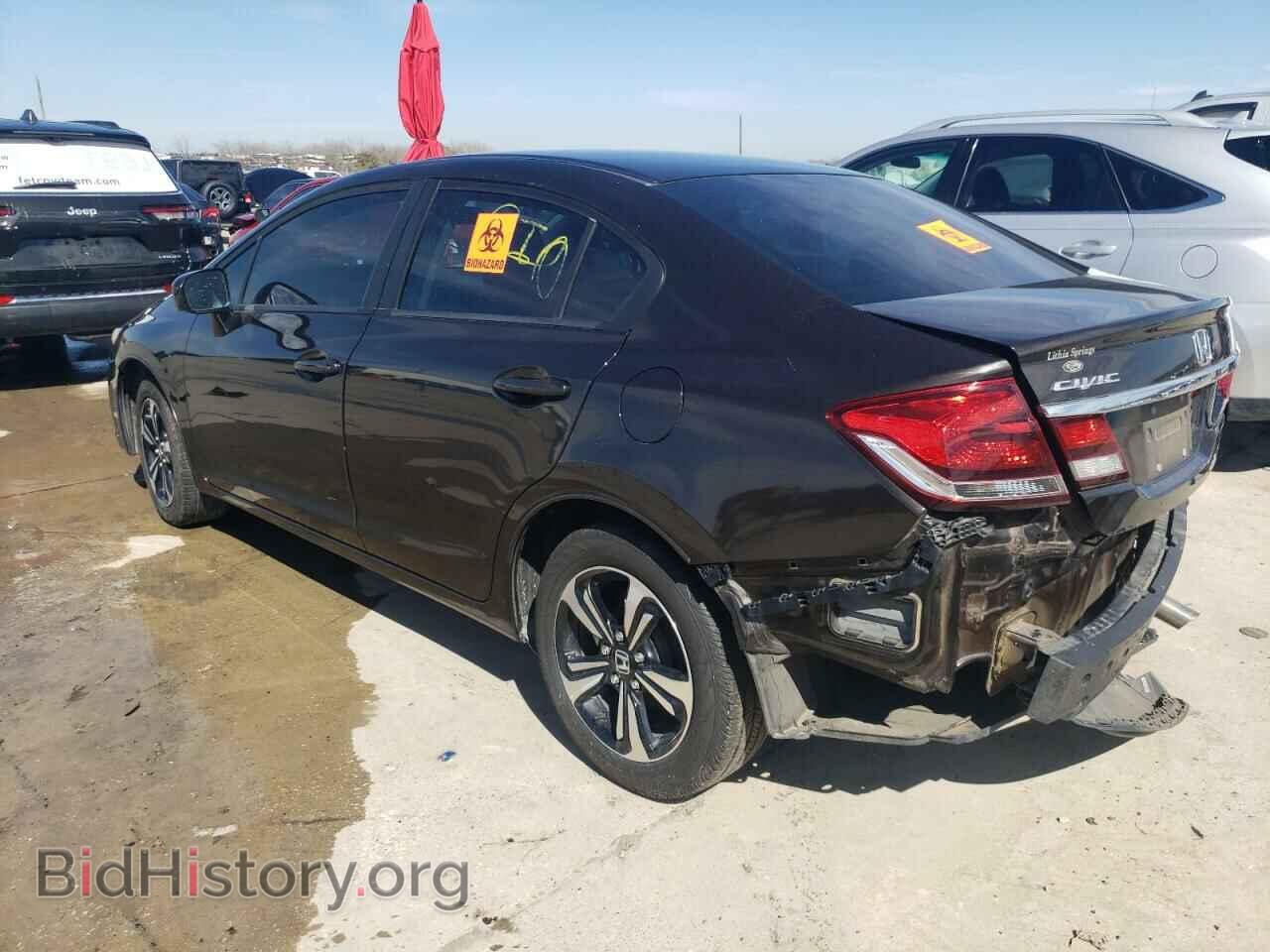 2014 HONDA CIVIC - VIN: 2HGFB2F55EH529757 - Фото 2