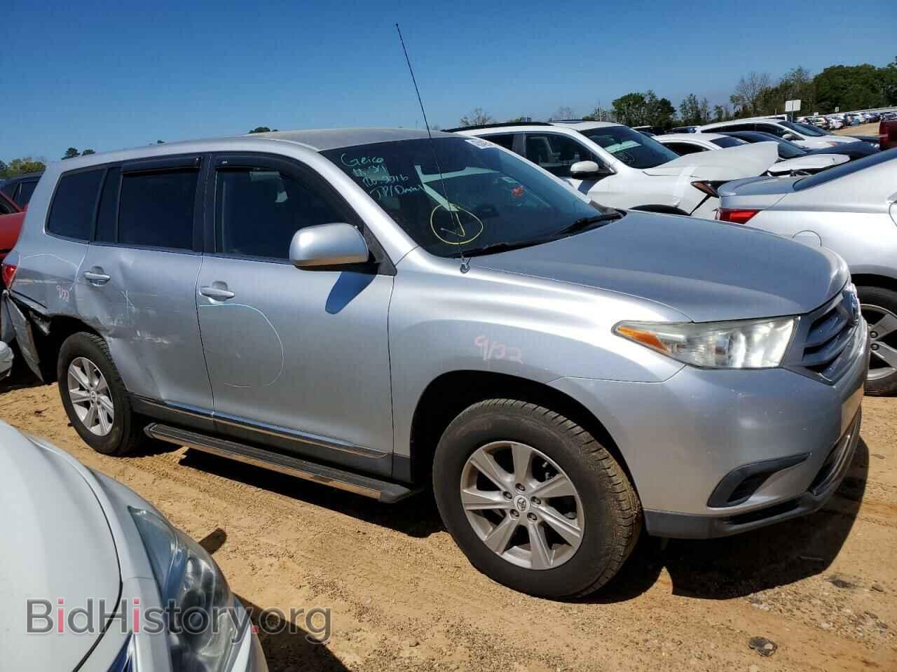 Photo 5TDZA3EH0CS019105 - TOYOTA HIGHLANDER 2012