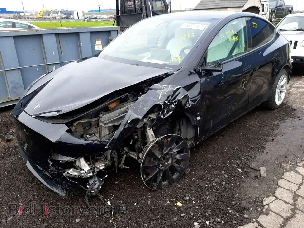 2021 TESLA MODEL Y - VIN: 5YJYGDEE8MF141576 - Фото 2