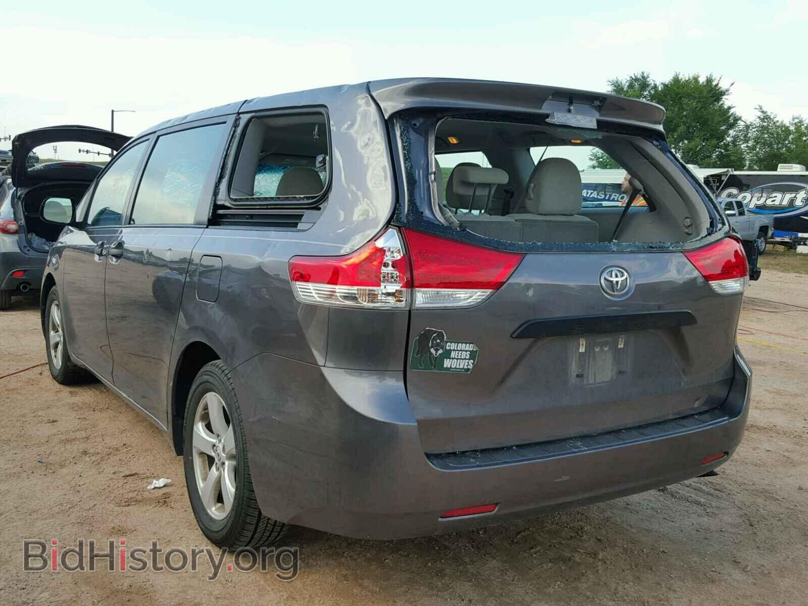 2014 TOYOTA SIENNA BAS - VIN: 5TDZK3DC1ES496597 - Photo 3