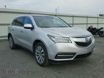 2015 Acura MDX, silver — VIN 5FRYD4H46FB005573, Copart