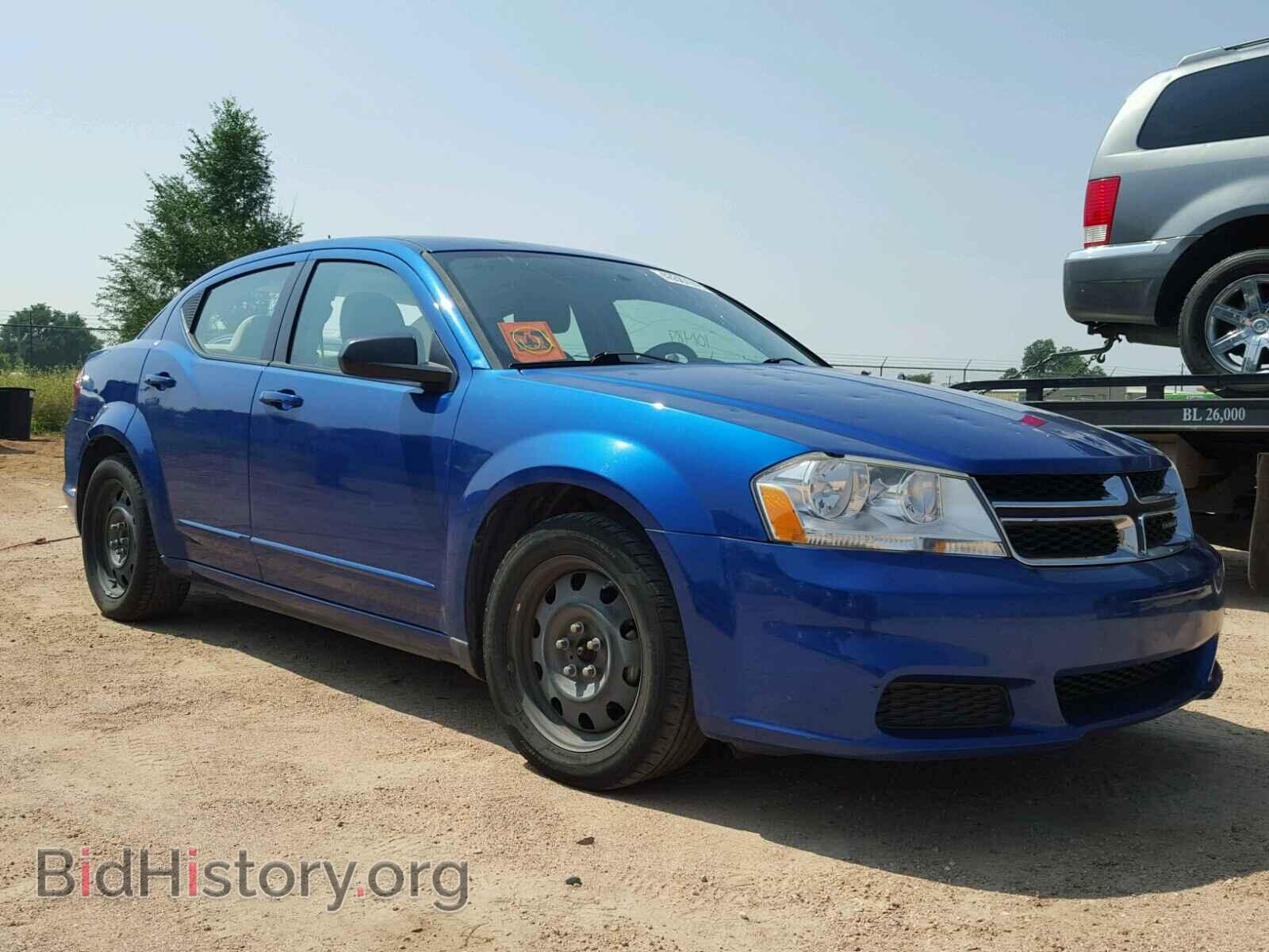 Фотография 1C3CDZAG2CN327593 - DODGE AVENGER 2012