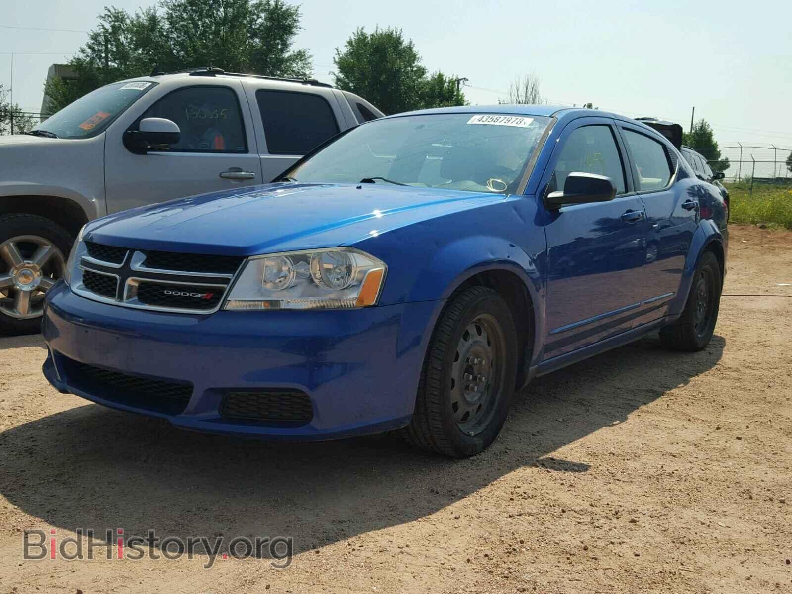 2012 DODGE AVENGER - VIN: 1C3CDZAG2CN327593 - Фото 2