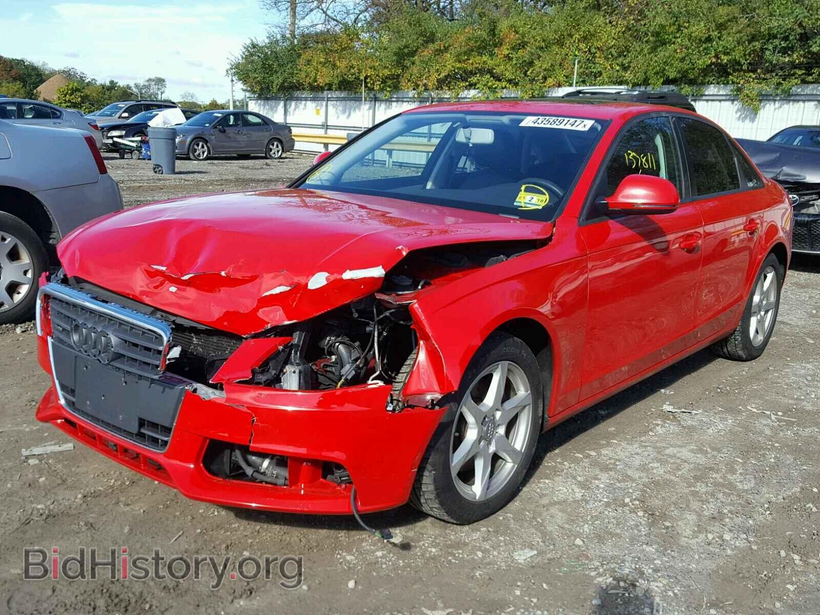 2009 AUDI A4 - VIN: WAULF78K79N038395 - Фото 2