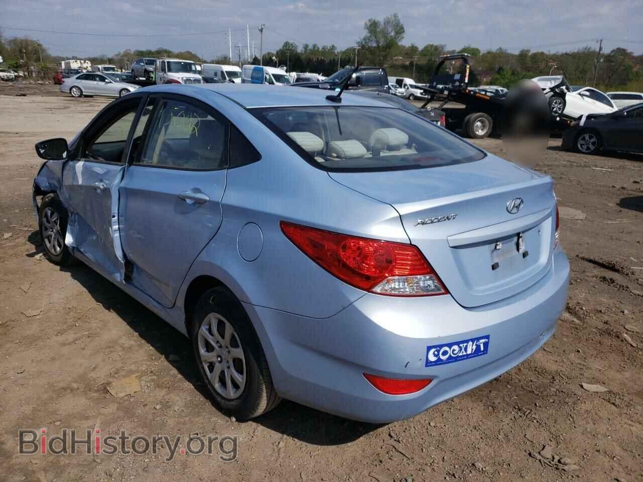2014 HYUNDAI ACCENT - VIN: KMHCT4AEXEU612823 - Фото 3