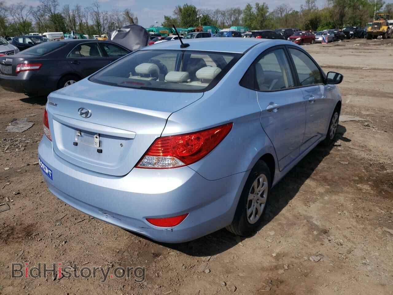 2014 HYUNDAI ACCENT - VIN: KMHCT4AEXEU612823 - Фото 4