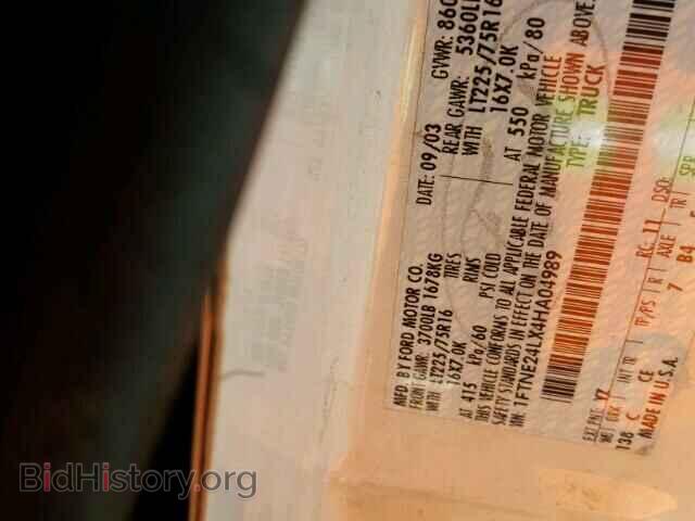 2004 FORD ECONOLINE - VIN: 1FTNE24LX4HA04989 - Photo 10