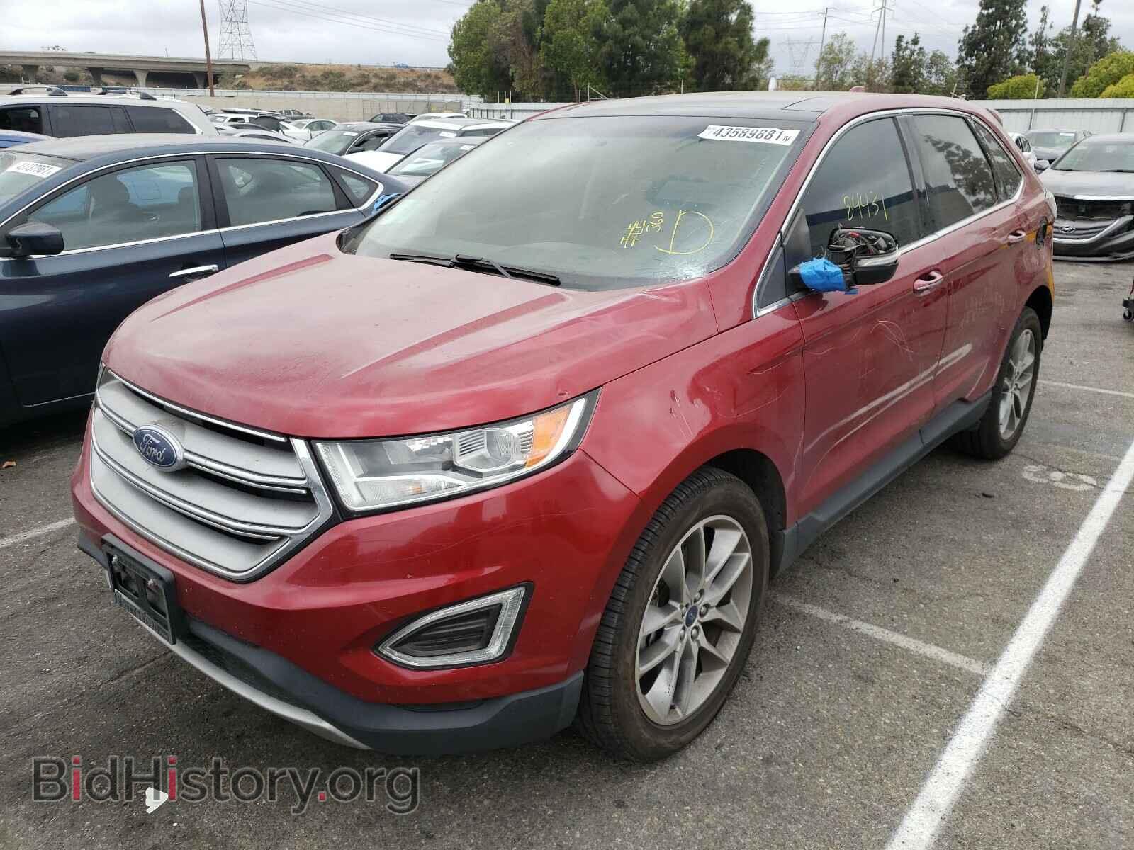 2016 FORD EDGE - VIN: 2FMPK4K83GBC59511 - Фото 2