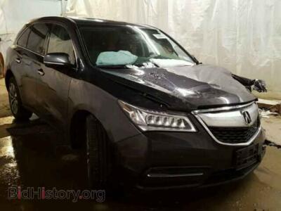 2014 Acura MDX MDX Tech, серый — VIN 5FRYD4H41EB030606, Copart