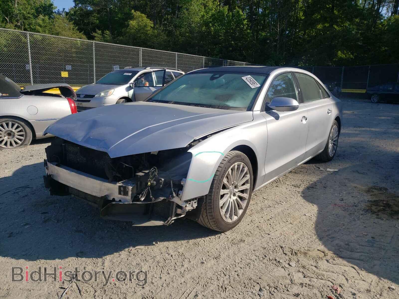 2015 AUDI A8 - VIN: WAU3GAFDXFN013551 - Фото 2
