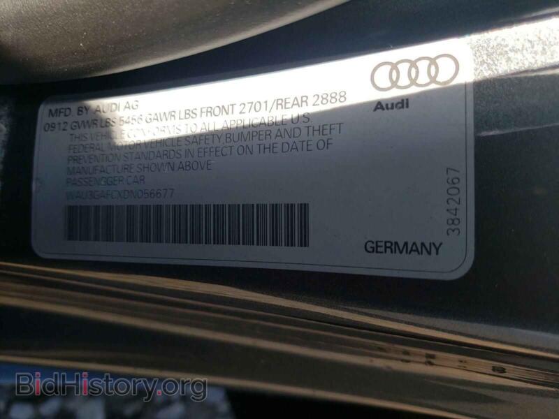 2013 Audi A7 (VIN WAU3GAFCXDN056677) — фото 10 из 10